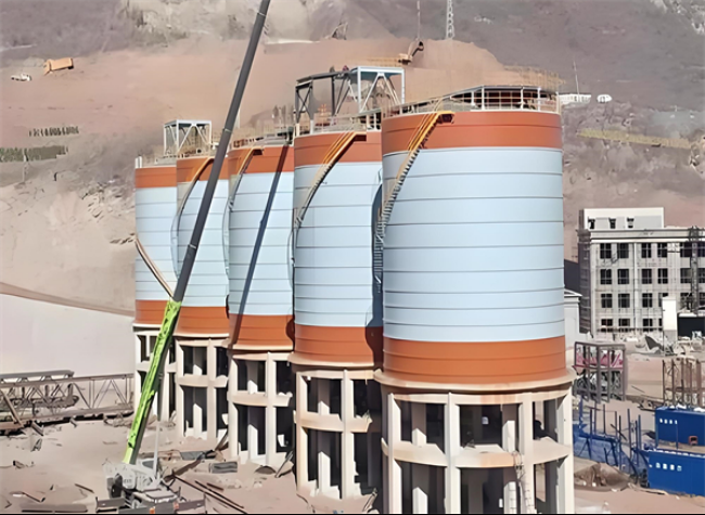 南岔高架钢板仓