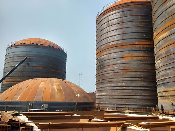 南岔焦粉钢板仓